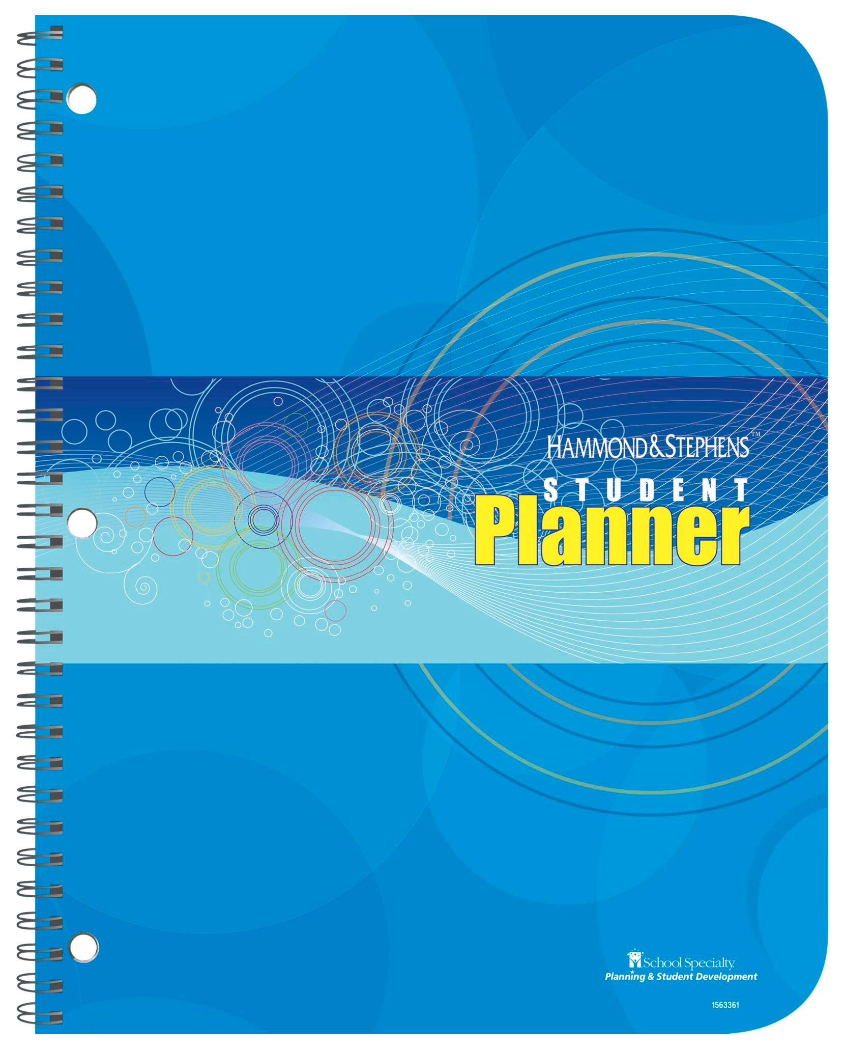 H&S Undated Weekly Student Planner, 8 x 10 Inches, 96 Pages